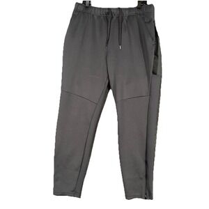 Tech Knit Fleece Lined Slim Fit Casual  Jogger Sweatpants  Gray Size XL